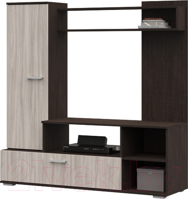 Стенка Стендмебель Лима (дуб белфорт/венге)