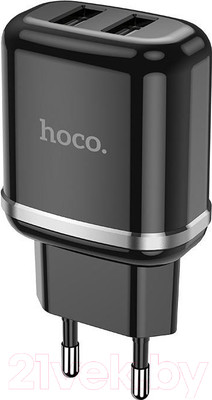 Зарядное устройство сетевое Hoco N4 / 6931474730992 (черный)