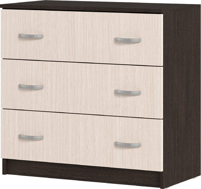 Комод Стендмебель Басса КМ-551-М 3 ящика (дуб белфорт/венге)