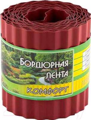 Бордюр садовый No Brand Комфорт R256028 (красный)