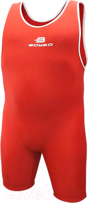 Трико для единоборств BoyBo Одностороннее (2XL, красный)