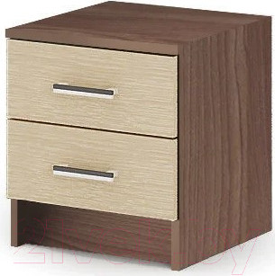 Прикроватная тумба Стендмебель Гармония ТБ-601 (ясень шимо светлый/ясень шимо темный)