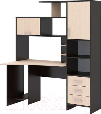 Компьютерный стол Стендмебель №6 (дуб белфорт/венге)