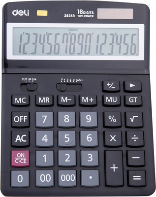 Калькулятор Deli E39259 (черный)
