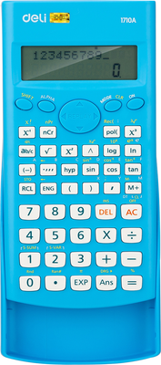 Калькулятор Deli E1710A (синий)