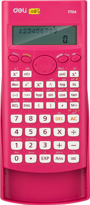 Калькулятор Deli E1710A (красный)