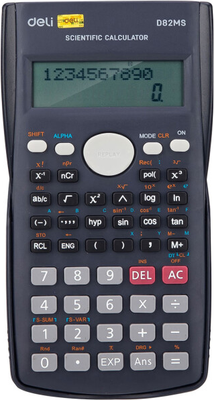 Калькулятор Deli ED82MS (темно-синий)