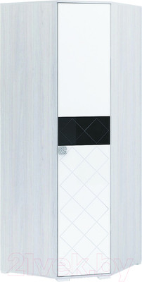 Шкаф Стендмебель Сальма ШУ-021 (белый глянец/ясень анкор)