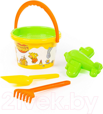 Набор игрушек для песочницы Полесье Оранжевая корова №3 / 83173