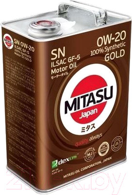 Моторное масло Mitasu Gold 0W20 / MJ-102-5 (5л)