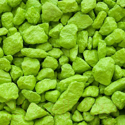 Щебень декоративный РуБелЭко Мраморный 5-10мм (20кг, салатовый)