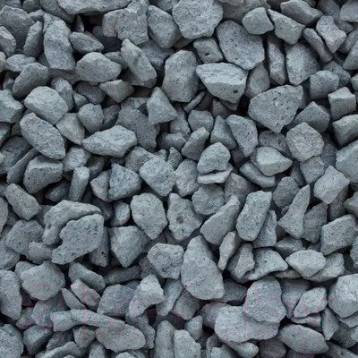 Щебень декоративный РуБелЭко Гранитный 5-10мм (20кг, серебристый)