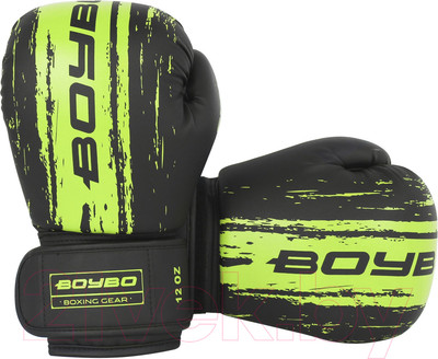 Боксерские перчатки BoyBo Stain (14oz, зеленый)
