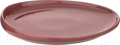 Тарелка столовая обеденная Bronco Fusion / 263-1000 (брусничный)