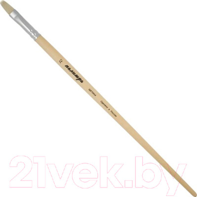 Кисть для рисования ПАЛИТРА Щетина 10 / пЖЩ2-10.02Б