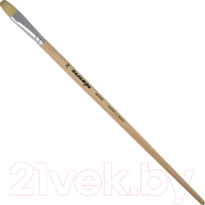 Кисть для рисования ПАЛИТРА Щетина 14 / пЖЩ2-14.02Б