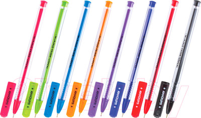 Набор шариковых ручек Юнландия Star / 143011 (8шт)