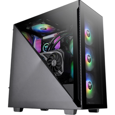 Корпус для компьютера Thermaltake Divider 300 TG ARGB / CA-1S2-00M1WN-01 (черный)