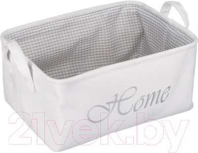 Корзина Handy Home Велюр 370x270x170 / LIS-17 XL (белый)