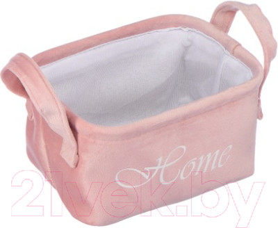 Корзина Handy Home Велюр 210x160x120 / LIS-33 S (розовый)