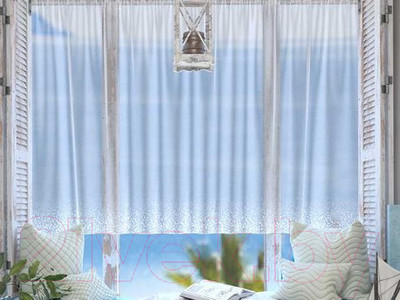 Гардина Лента К14 (160x310, белый)