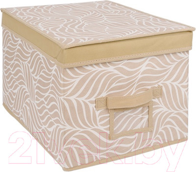 Коробка для хранения Handy Home Листья 400x300x250 / UC-211 (бежевый)