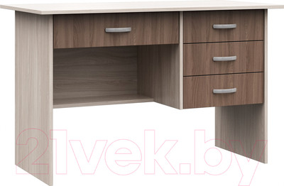 Письменный стол Стендмебель Сити (ясень шимо светлый/ясень шимо темный)