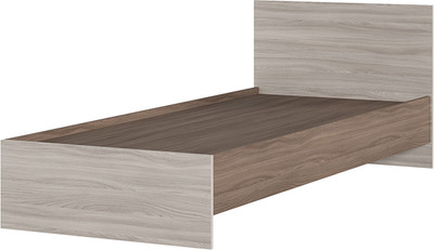 Односпальная кровать Стендмебель Басса КР-554 (ясень шимо светлый/ясень шимо темный)