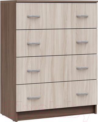 Комод Стендмебель Басса КМ-554 (ясень шимо светлый/ясень шимо темный)