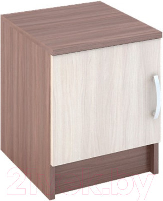 Прикроватная тумба Стендмебель Басса ТБ-551 (ясень шимо светлый/ясень шимо темный)