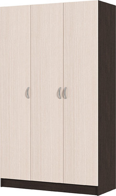 Шкаф Стендмебель Басса ШК-557 трехстворчатый (дуб белфорт/венге)