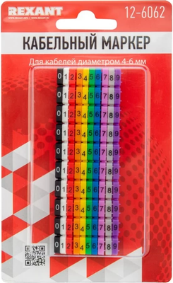 Маркер кабельный Rexant 12-6062