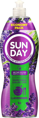 Средство для мытья посуды Sunday Лаванда парфюмированное (1л)