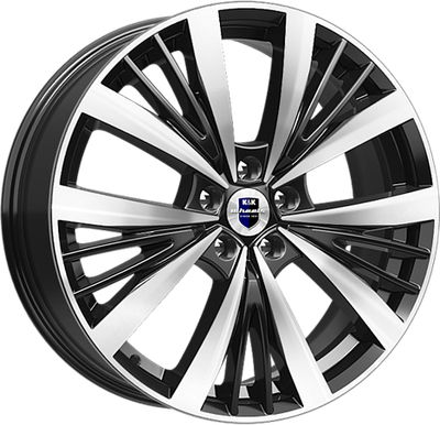 Литой диск K&K Марвел 19x7.5" 5x114.3мм DIA 67.1мм ET 35мм Алмаз черный