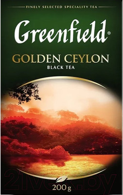 Чай листовой GREENFIELD Golden Ceylon черный / Nd-00001826 (200г)