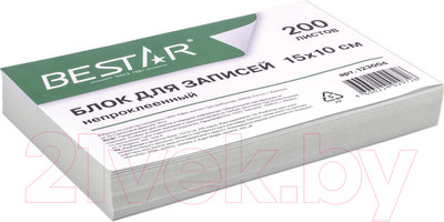 Блок для записей Bestar 123004 (белый)