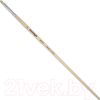 Кисть для рисования ПАЛИТРА Щетина 6 / пЖЩ2-06.02Б