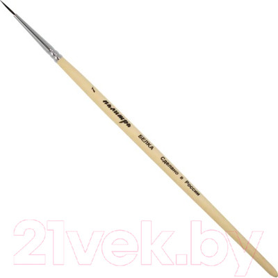 Кисть для рисования ПАЛИТРА Белка 1 / пЖБ1-01.00Б