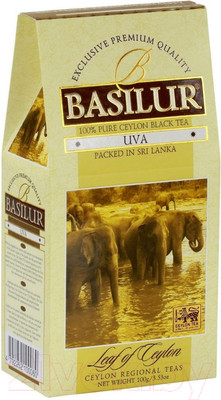 Чай листовой Basilur Лист Цейлона Ува черный / 4135 (100г)
