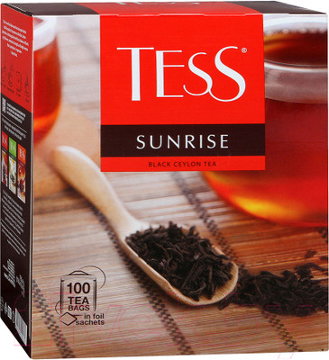 Чай пакетированный Tess Sunrise черный / Nd-00001850 (100пак)