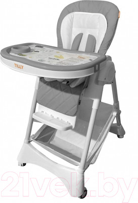 Стульчик для кормления Baby Tilly Tiny T-652/1 (Light Grey)