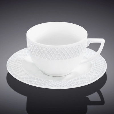 Чашка с блюдцем Wilmax WL-880106/АВ