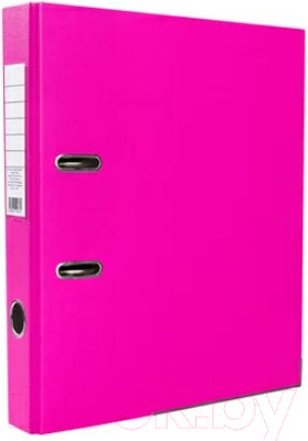 Папка-регистратор Комус OfficeStyle / 1144787 (светло-розовый)