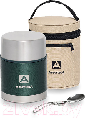 Термос для еды Арктика 306-600А (зеленый)