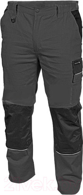 Брюки рабочие Hoegert Edgar HT5K279-1-2XL (серый)