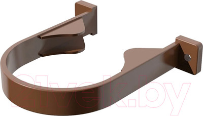 Хомут водосточной трубы Технониколь ПВХ 683376 (темно-коричневый)