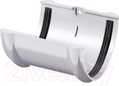 Соединитель желобов Технониколь ПВХ 359444 (белый)