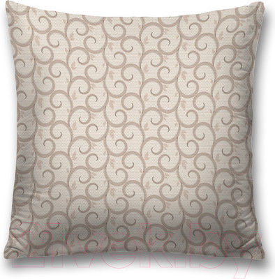 Наволочка декоративная JoyArty Завитки обычные / sl_13527