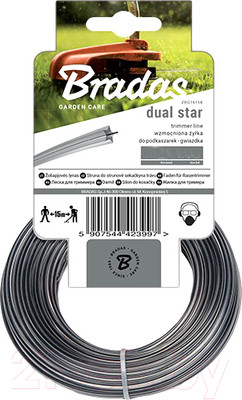Леска для триммера Bradas Ripper Dual / ZRG2715K (звезда)