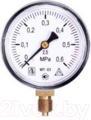 Манометр сантехнический Багория МТ-63 1 МПа 40/12